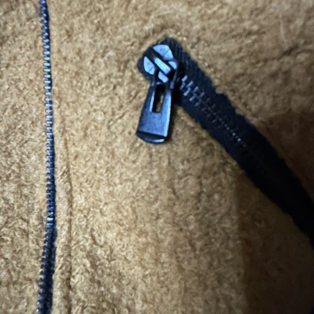 Anthropologie Cartonnier Mustard Wool Blend Moto Jacket Boho Cozy Size Small - Picture 9 of 11